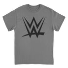 WWE Black Logo Charcoal T-Shirt