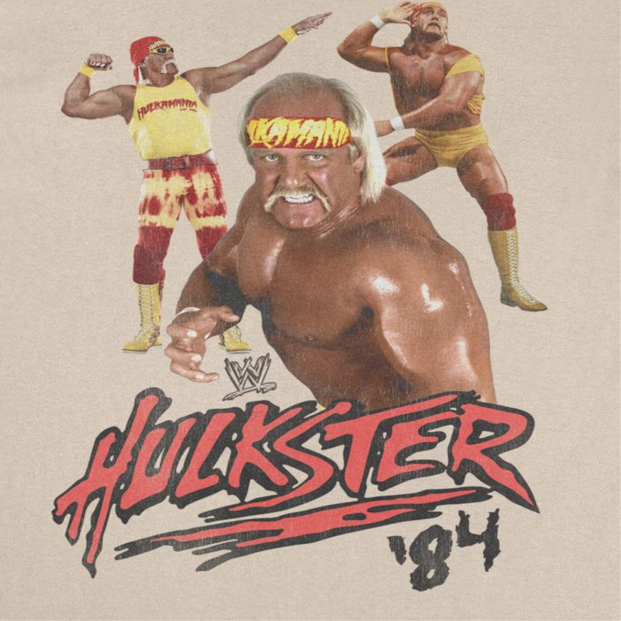 WWE Hulkster 84 Sand T-Shirt