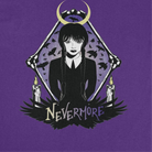 Wednesday Nevermore Moon Purple T-Shirt