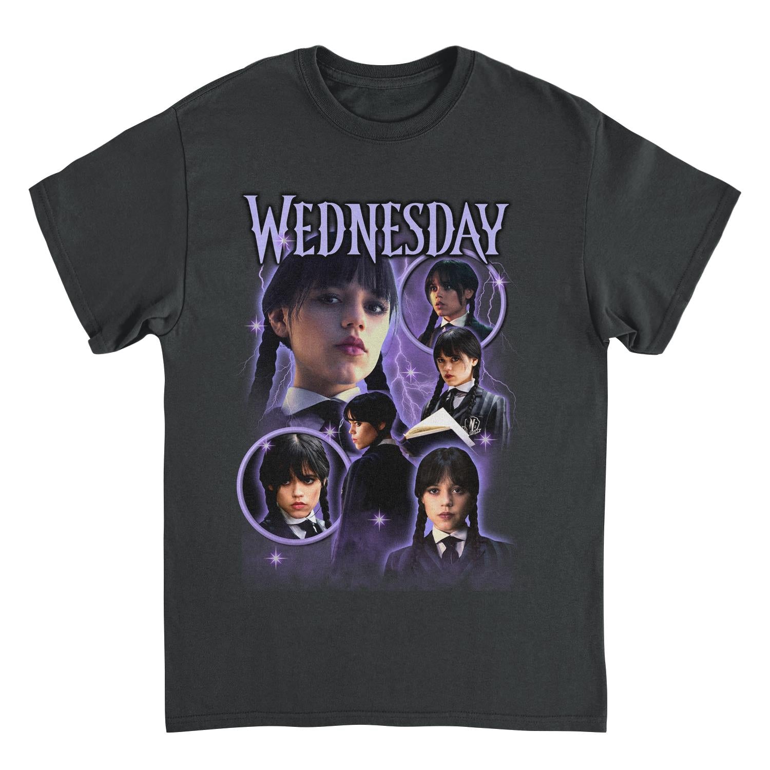 Wednesday Bootleg Black T-Shirt