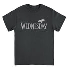 Wednesday Wednesday Logo Gray Black T-Shirt