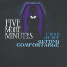 Wednesday Getting Comfortable Black T-Shirt