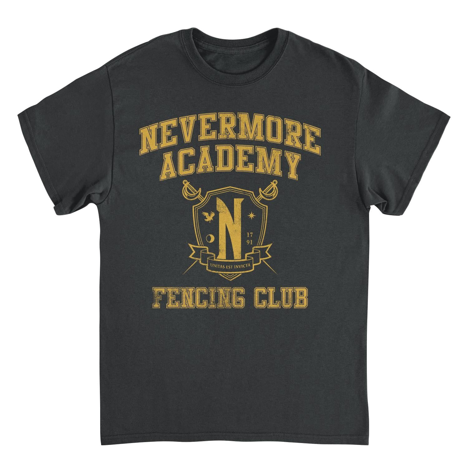 Wednesday Fencing 4 Black T-Shirt