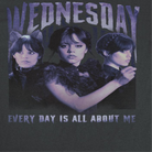 Wednesday All About Me Black T-Shirt