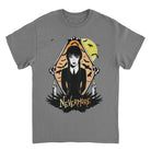 Wednesday Nevermore Bats Charcoal T-Shirt