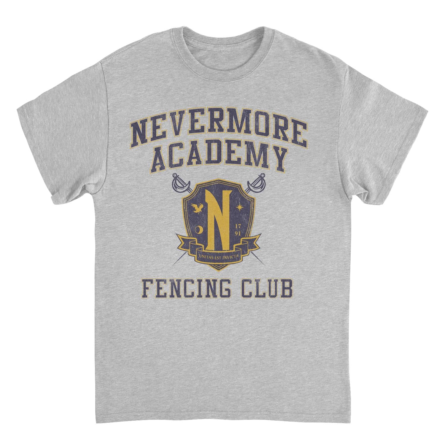 Wednesday Fencing 5 Sport Grey T-Shirt