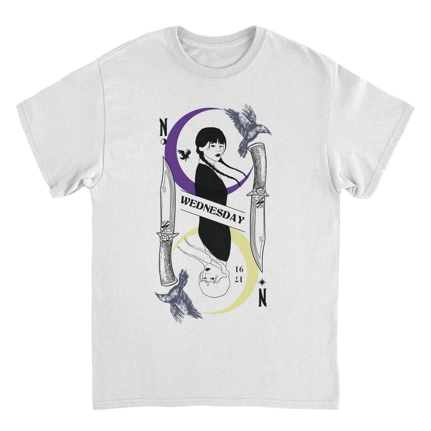 Wednesday Knives Card White T-Shirt