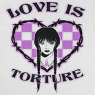 Wednesday Love is Torture White T-Shirt