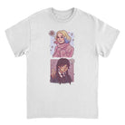 Wednesday Ghouls Stacked White T-Shirt