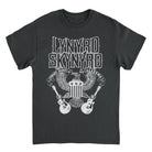 Lynyrd Skynyrd Guitars American Shield Whote Black T-Shirt