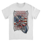 Lynyrd Skynyrd Motorcycle White T-Shirt