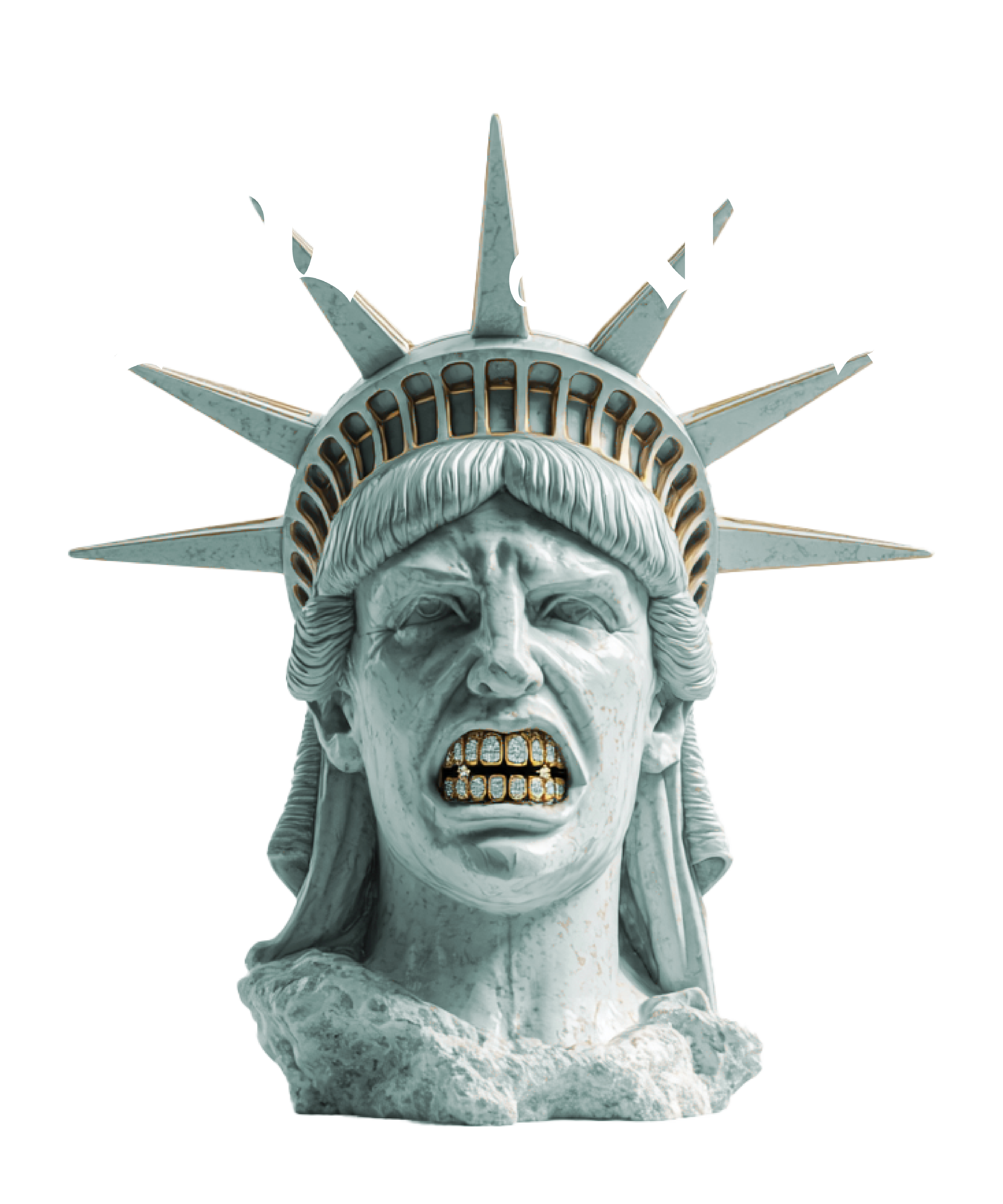Wholesale Zoo York ZoStatue of Liberty Gold Grill Smile T-Shirt