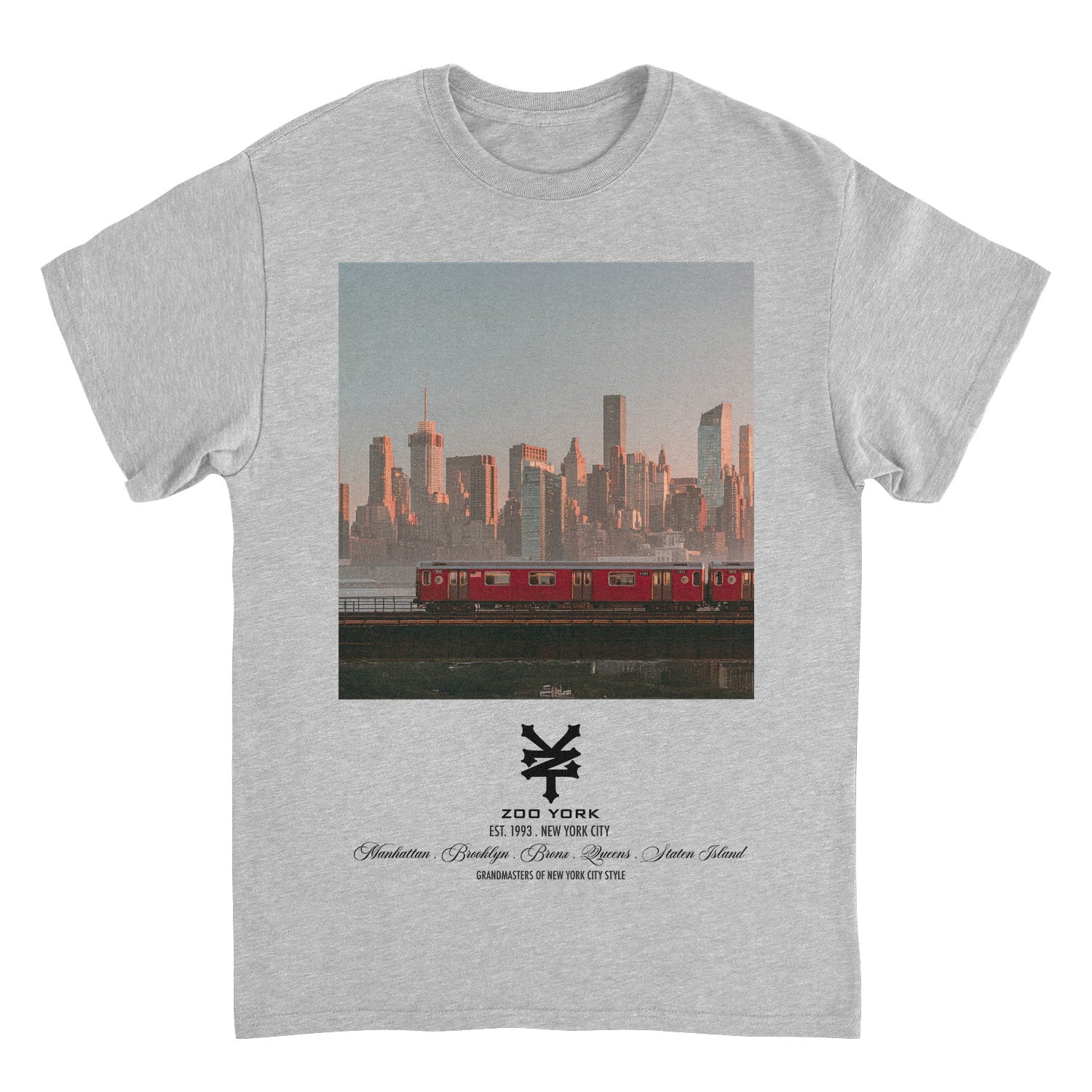 Wholesale Zoo York Subway Skyline Nueva York Classic Panel T-Shirt