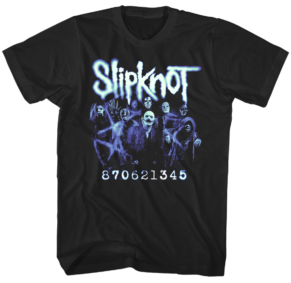 Wholesale Slipknot Member Numbers Photo T-Shirt – Merch Showroom