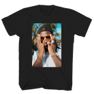 BURNA BOY PHOTO BLACK TEE