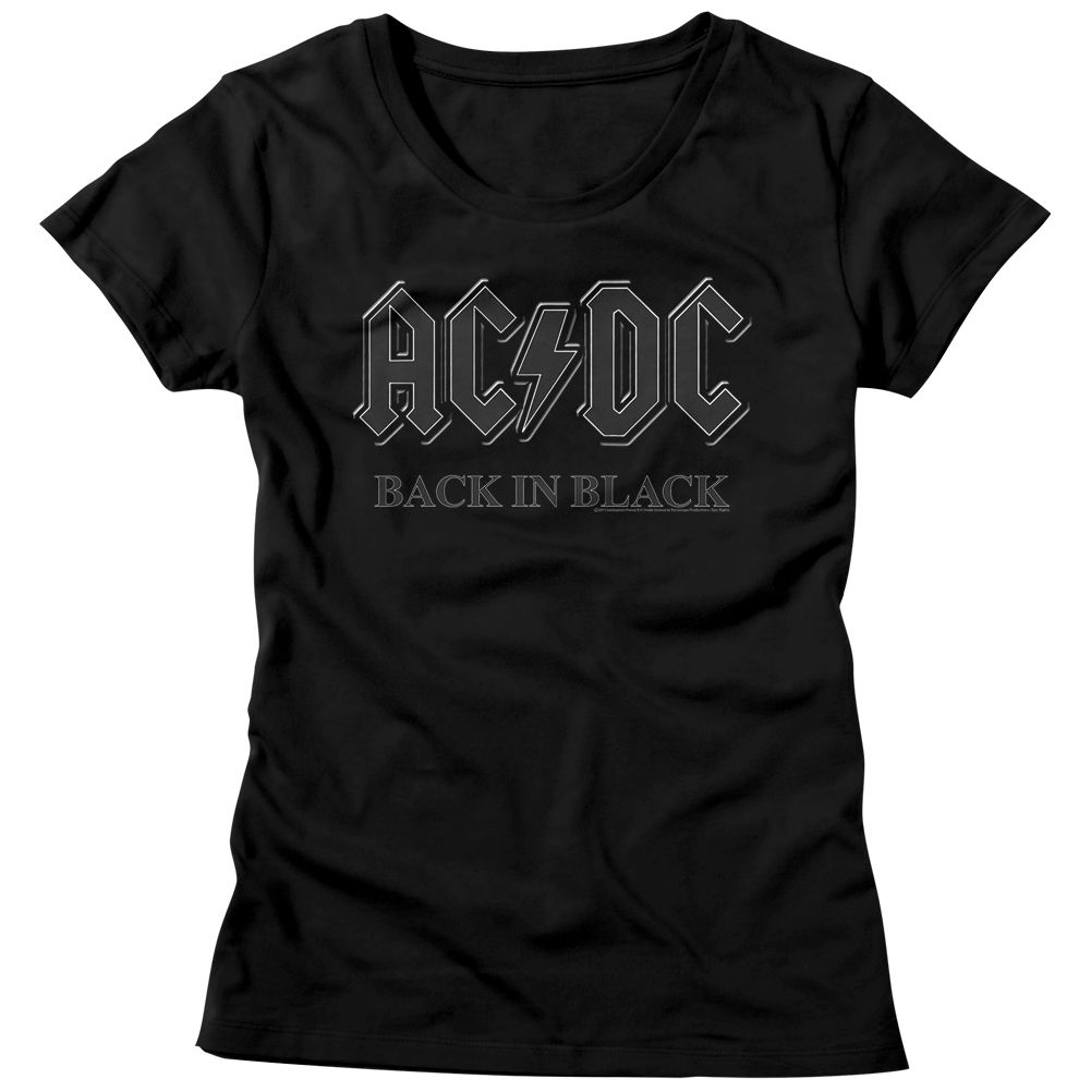 AC/DC Back in Blk Black Women's T-Shirt