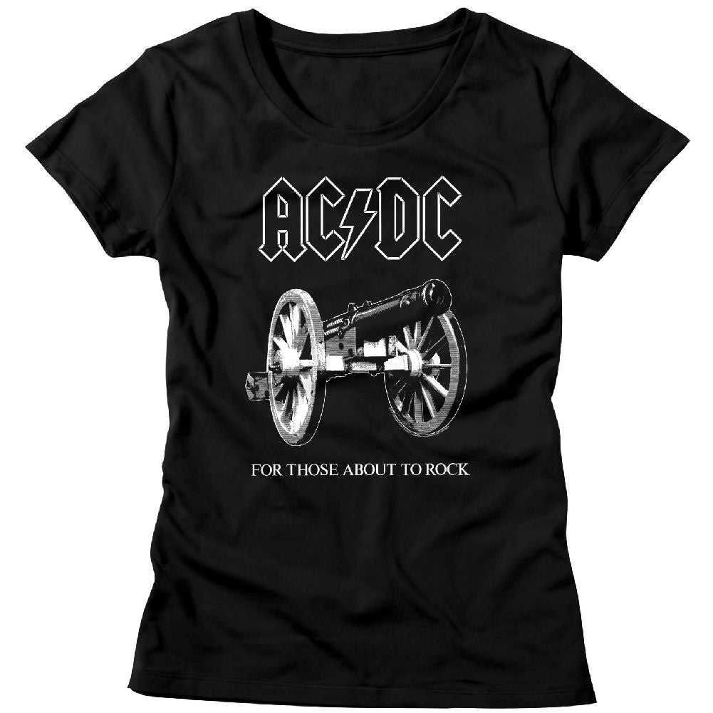 AC/DC About to Rock Black Women's T-Shirt