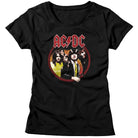 AC/DC Highway to Hell Circle Black Women's T-Shirt