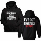 AC/DC Dirt Cheap Black Hoodie Front & Back Print