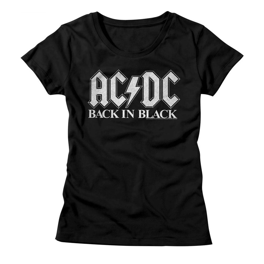 AC/DC Back in Black 2 Black Women's T-Shirt