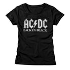 AC/DC Back in Black 2 Black Women's T-Shirt