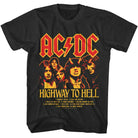 AC/DC HWTH Track List Smoke T-Shirt