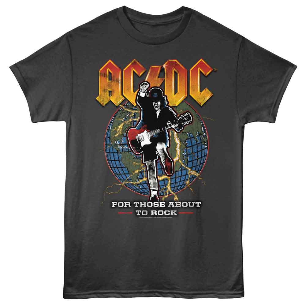 AC/DC Globe Wings Smoke T-Shirt