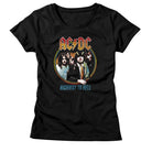 AC/DC Highway to Hell Tricolor Black Women's T-Shirt