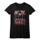 AC/DC Shoot to Thrill Black Women's T-Shirt