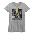 AC/DC Highway 2 Hell Lyrics Athletic Heather Women's T-Shirt