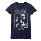 AC/DC Live Navy Women's T-Shirt