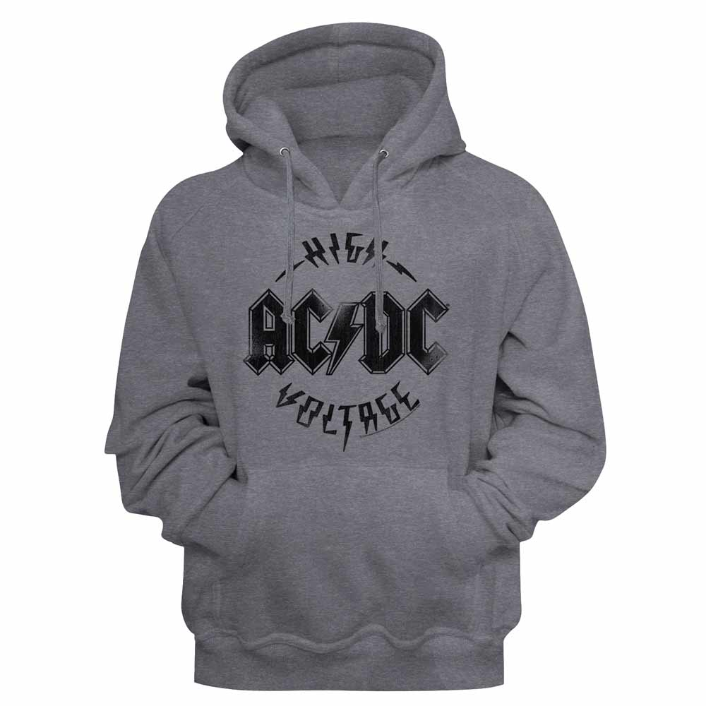 AC/DC Acdchv Gunmetal Heather Hoodie