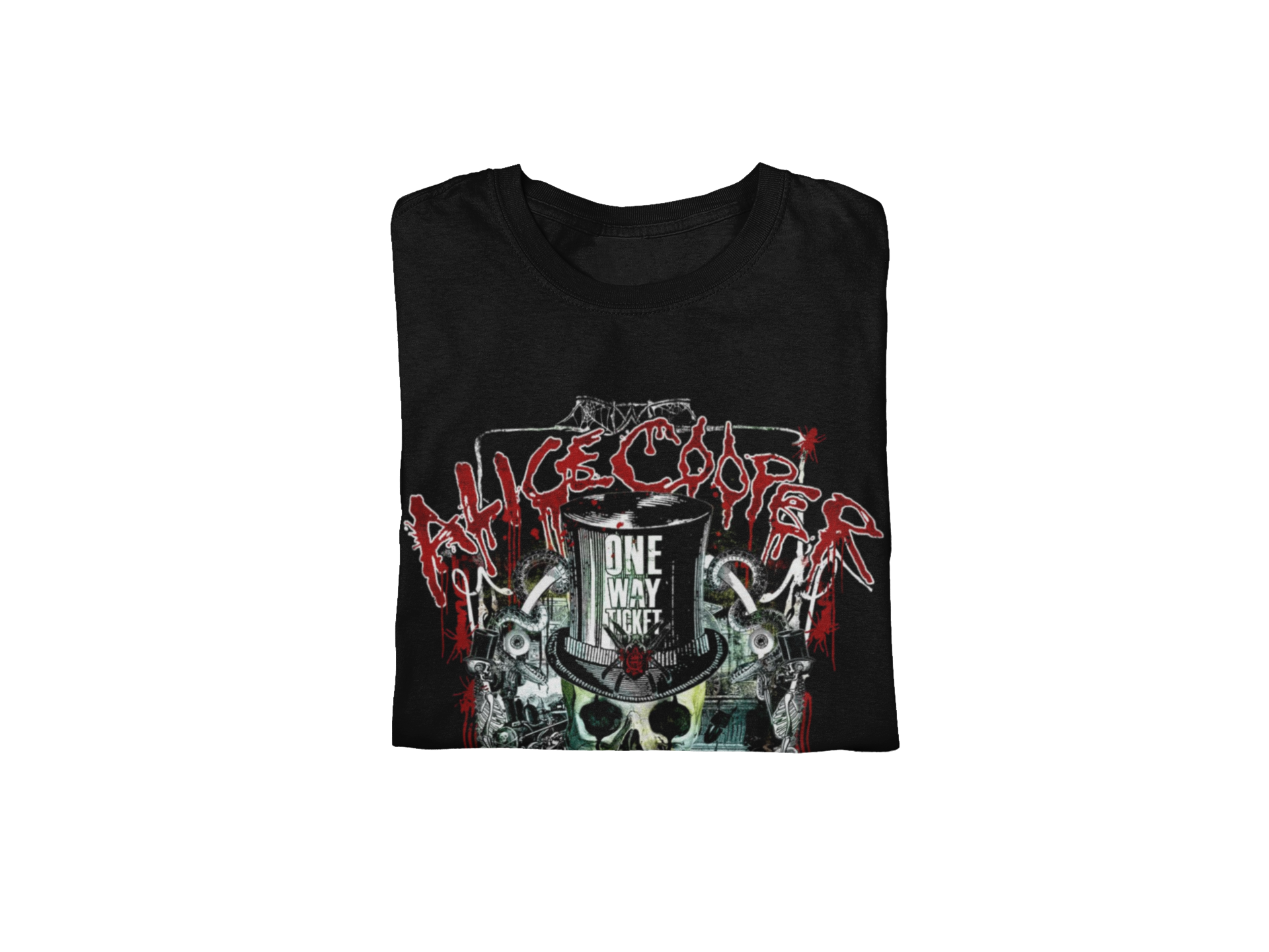 Wholesale Alice Cooper Nightmare Express Jumbo Print T-Shirt