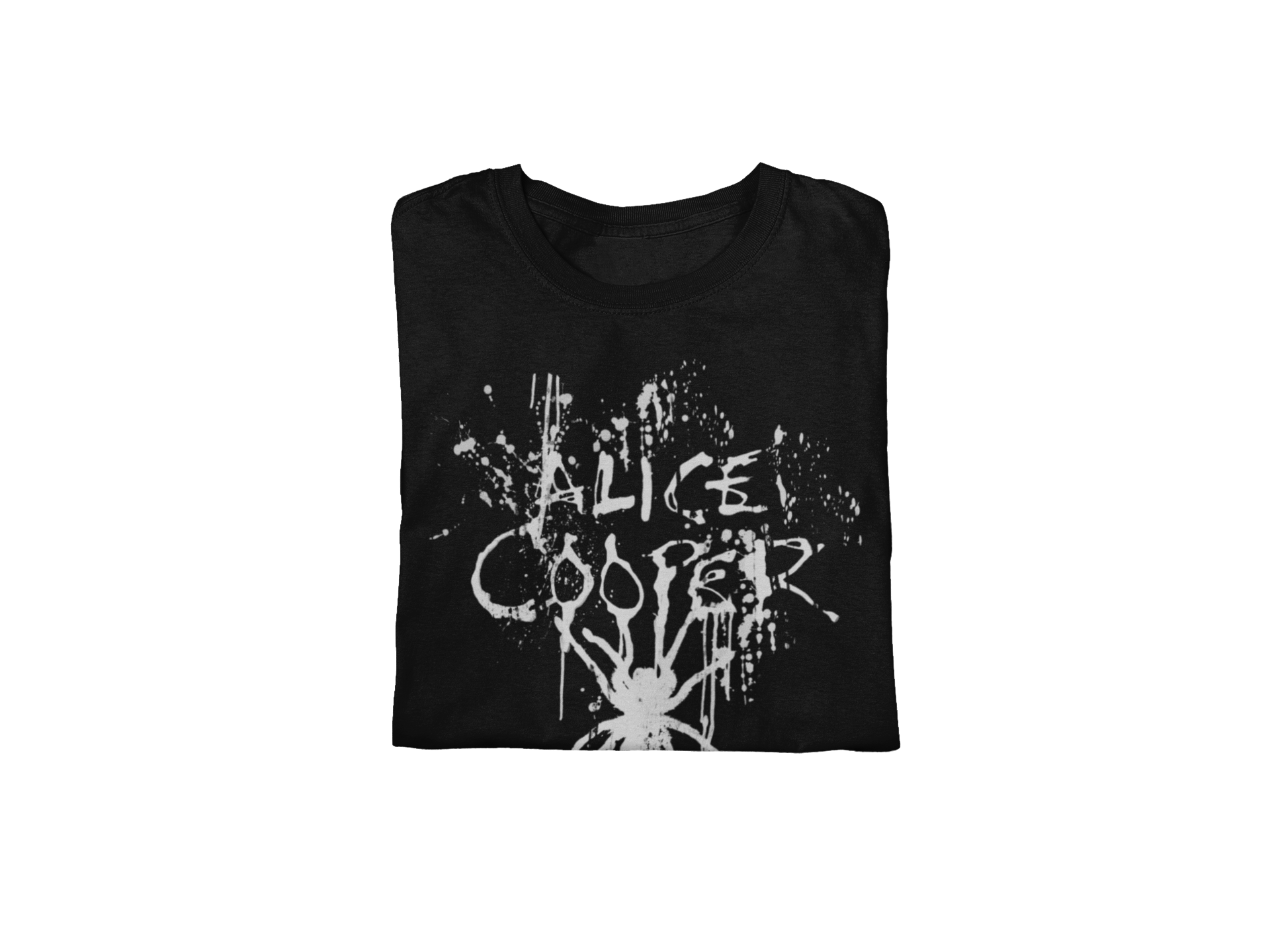 Wholesale Alice Cooper Spider Drip Jumbo Print T-Shirt