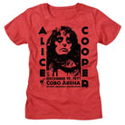 Alice Cooper Alice Cooper Cobo Arena 1971 Heather Red Women's T-Shirt