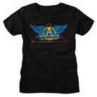 Aerosmith Aerosmith Logo Black Women's T-Shirt
