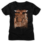 Aerosmith Aerosmith Toys Album Cover Black Women's T-Shirt