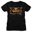 Aerosmith Aerosmith Pv Tour 87 88 Black Women's T-Shirt