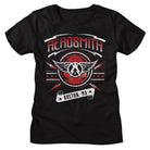 Aerosmith Aerosmith Boston Ma Black Women's T-Shirt