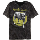 Alice In Chains Self Titled Black Mineral Wash T-Shirt