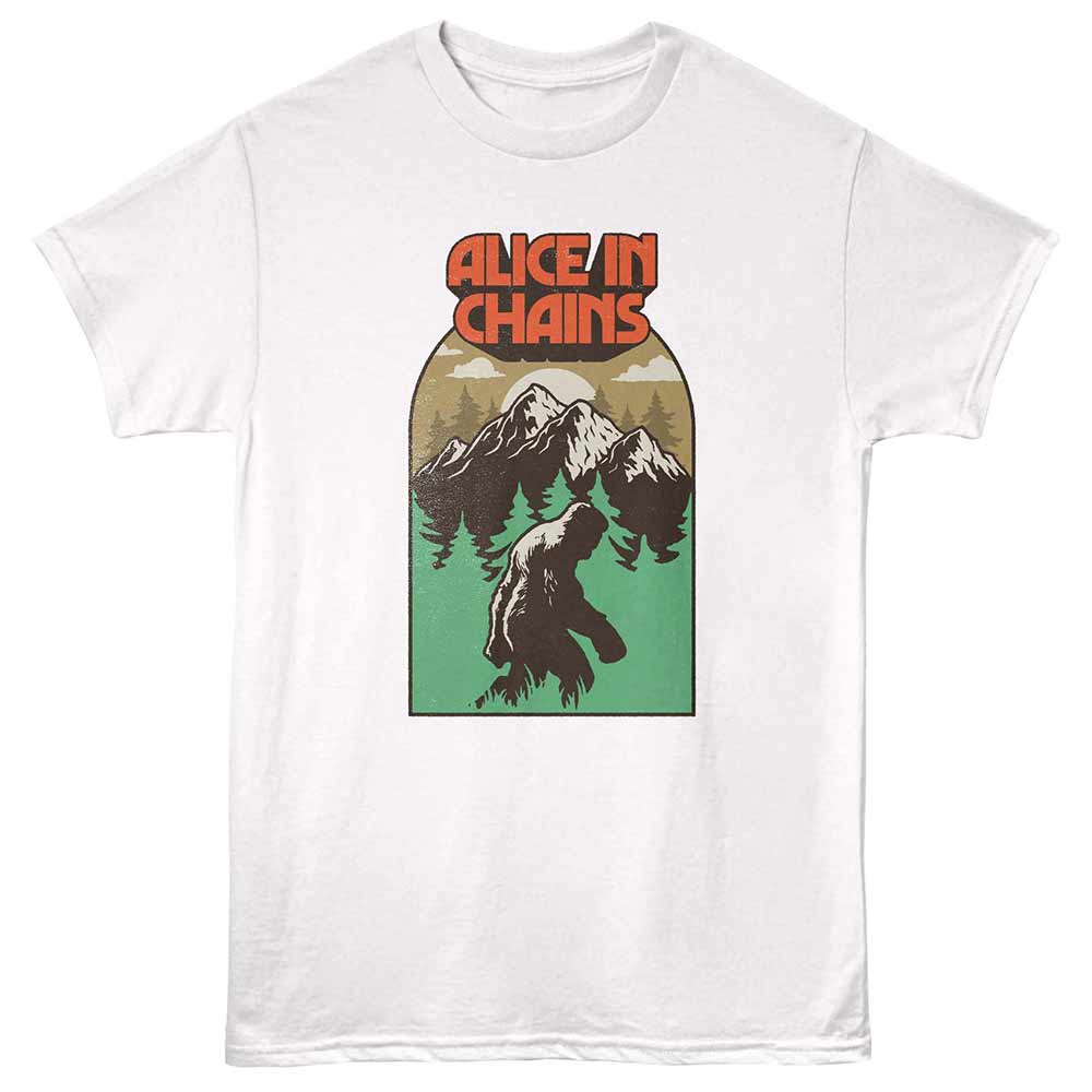 Alice in Chains Big Foot White T-Shirt