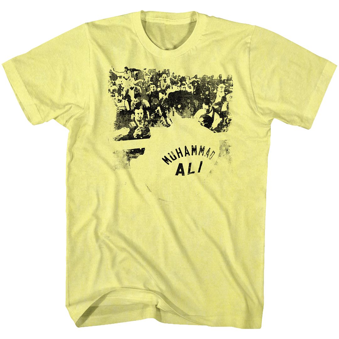 Muhammad Ali Ringside Iconic Graphic Yellow Heather T-Shirt