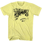 Muhammad Ali Ringside Iconic Graphic Yellow Heather T-Shirt