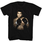 Muhammad Ali 1137-a3 Signature Graphic Black T-Shirt