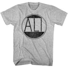 Muhammad Ali Circle Vintage-Inspired Graphic Gray Heather T-Shirt