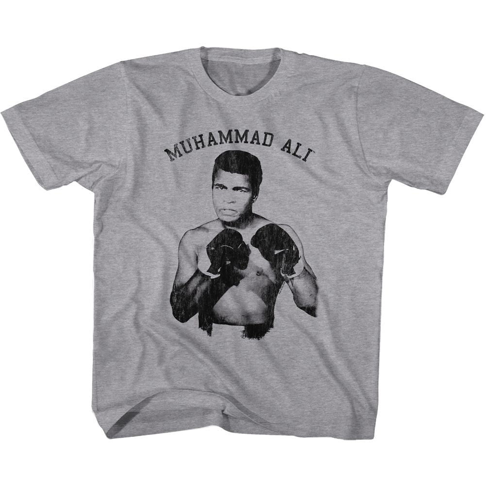 Muhammad Ali Nough Said Timeless Graphic Gray Heather T-Shirt