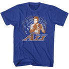 Muhammad Ali Rippin it Up Classic Graphic Royal T-Shirt