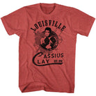 Muhammad Ali the Greatest Timeless Graphic Red Heather T-Shirt