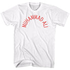 Muhammad Ali Arch Text Heritage Graphic White T-Shirt