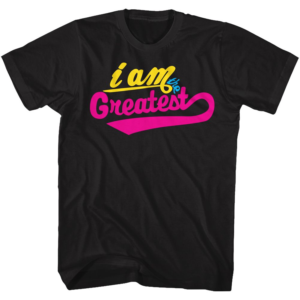 Muhammad Ali Cmyk Timeless Graphic Black T-Shirt